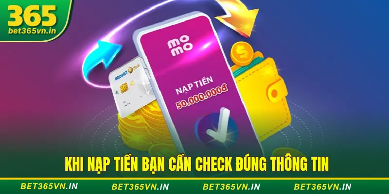 Hướng Dẫn Nạp Tiền Vào Bet365 – Nổ Tiền Trong 2 Phút 4 Khi nạp tiền, anh em chú ý check đúng thông tin