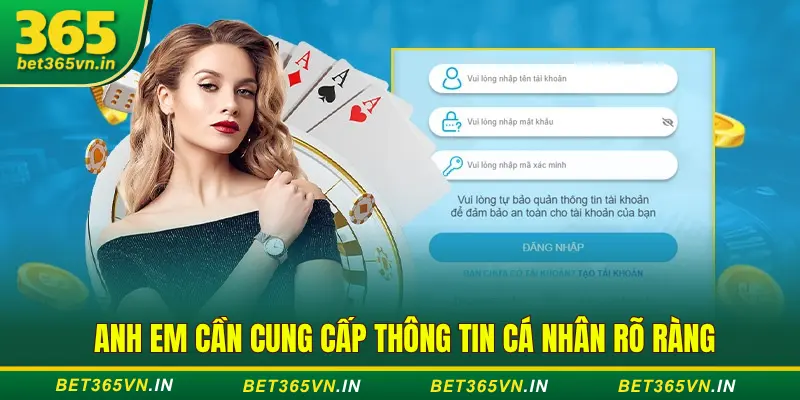 Hướng dẫn xác minh tài khoản (KYC) trên Bet365 chi tiết 2 Thông tin cần cung cấp khi xác minh tài khoản Bet365